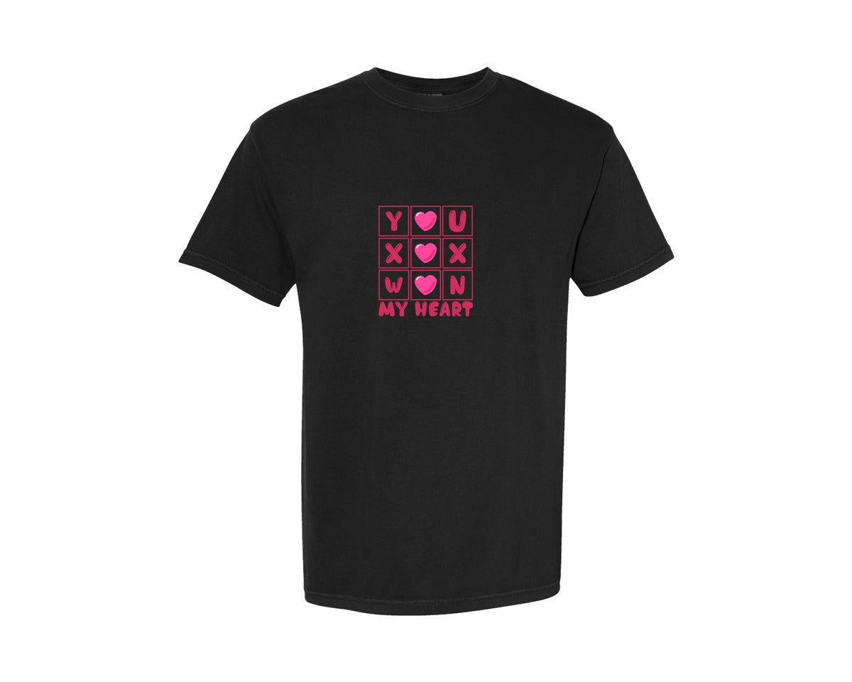 brand:Comfort Colors|color:Black|You Xox Won My Heart Valentines T Shirt Graphic T-Shirt