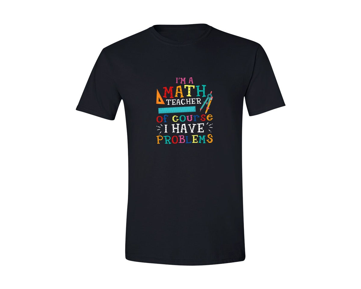 brand:Generic|color:Black|Im Math Teacher T Shirt