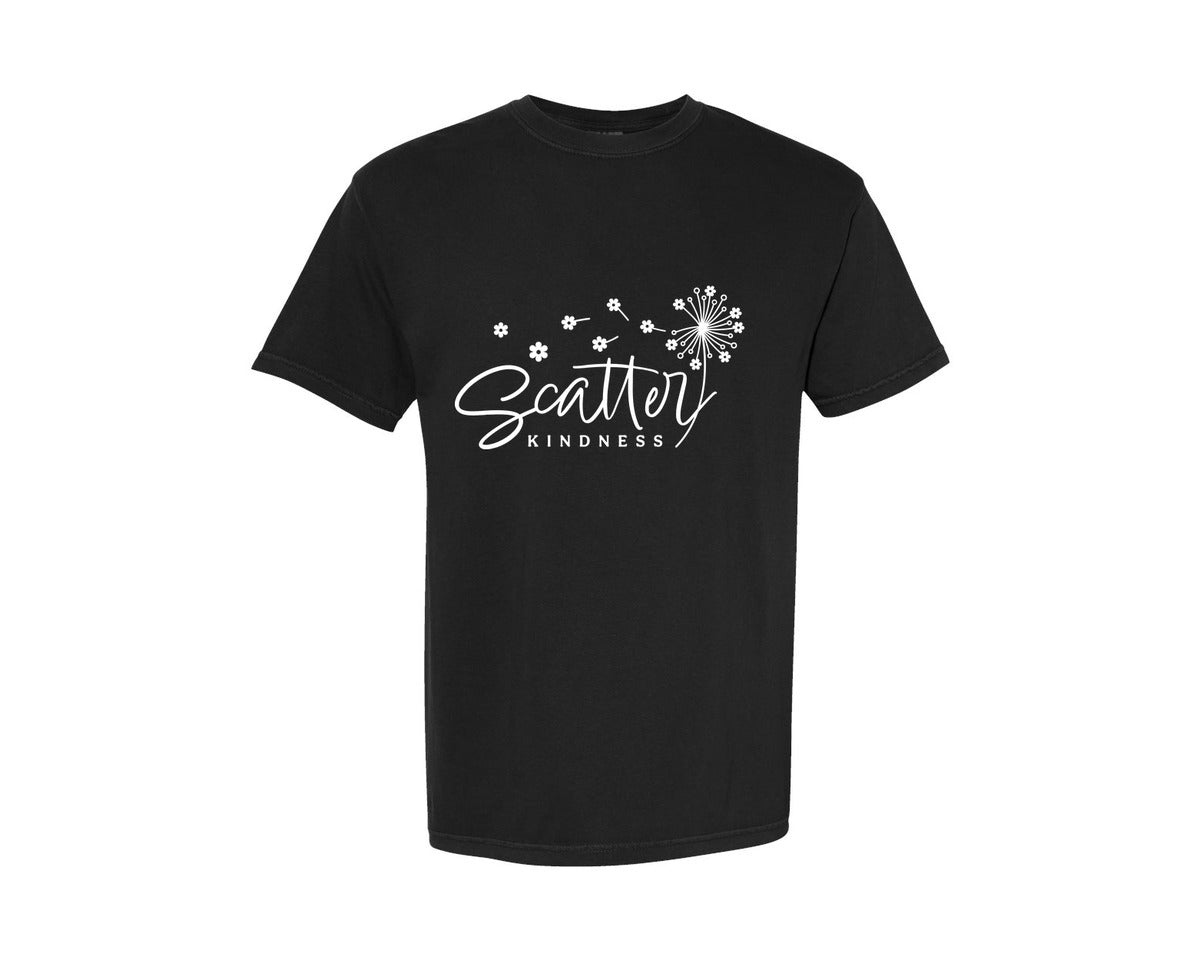 brand:Comfort Colors|color:Black|Scatter Kindness Be Kind Graphic T-Shirt