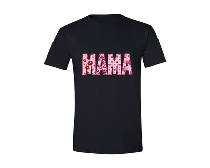 brand:Generic|color:Black|Valentine Mama Valentine Day Love Heart Graphic T-Shirt
