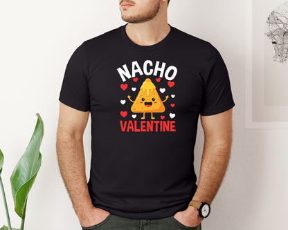 brand:Bella Canvas|color:Black|Funny Nacho Valentines Day T Shirt Graphic T-Shirt