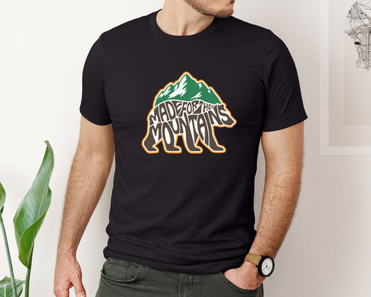 Made For The Mountains Bear Graphic T-Shirt