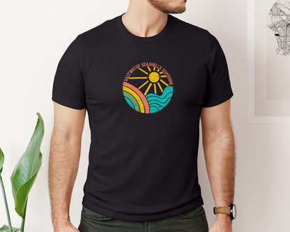 brand:Bella Canvas|color:Black|Summer Beach Vacation Graphic T-Shirt