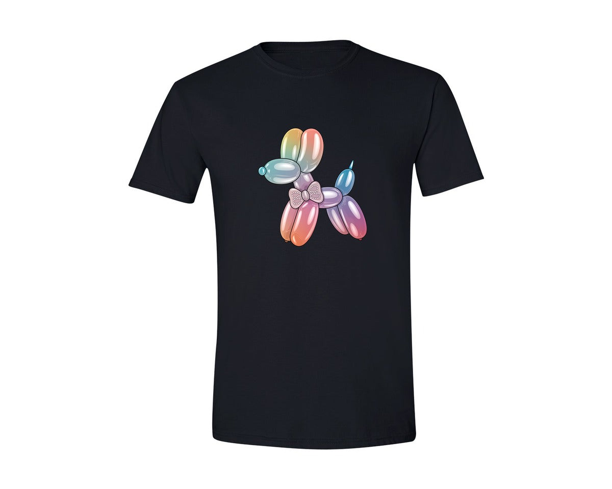 brand:Generic|color:Black|Glam Balloon Dog 4 Graphic T-Shirt