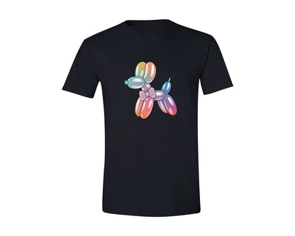 brand:Generic|color:Black|Glam Balloon Dog 4 Graphic T-Shirt