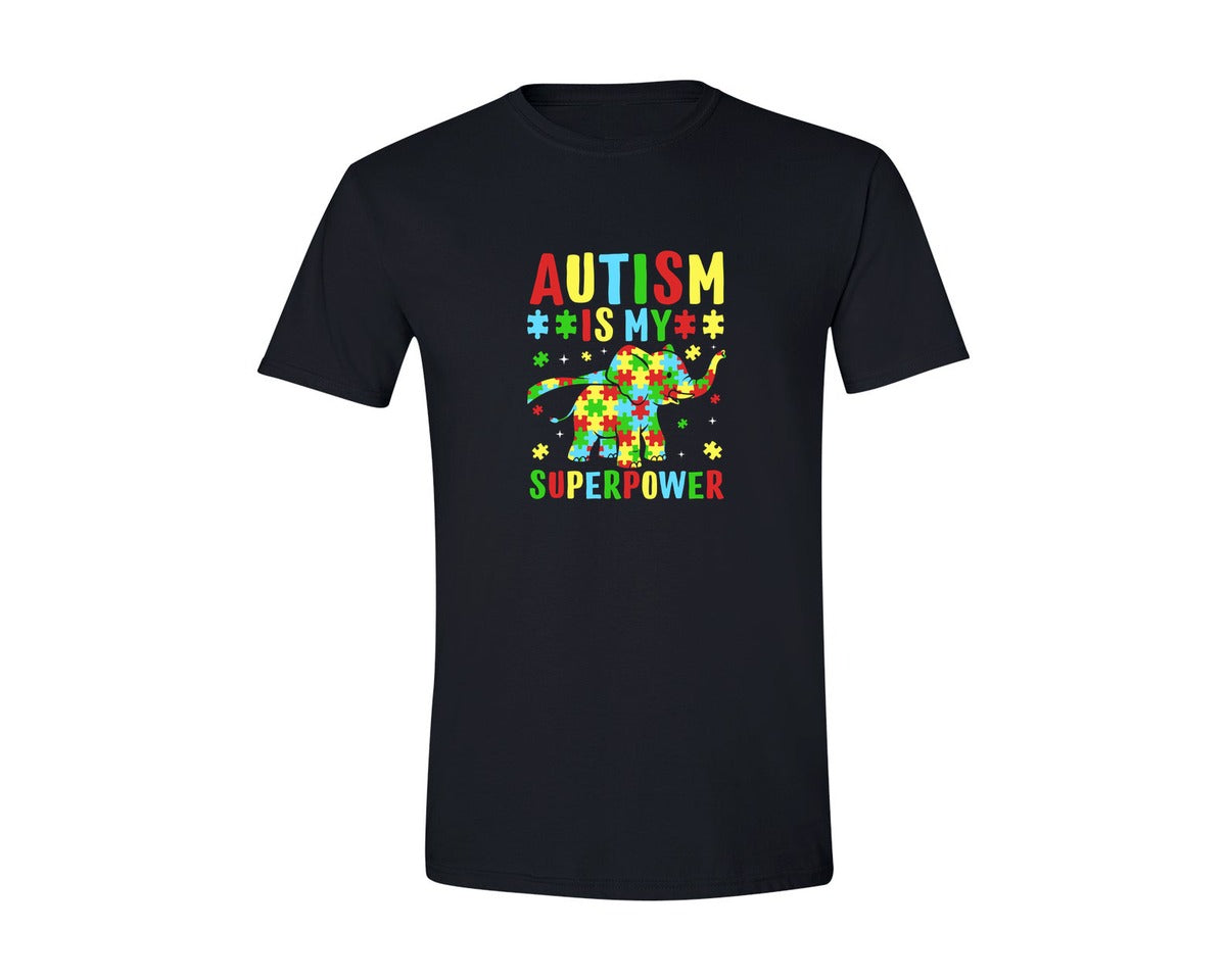 brand:Generic|color:Black|Autism Is My Superpower T Shirt 2 Graphic T-Shirt