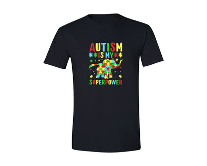 brand:Generic|color:Black|Autism Is My Superpower T Shirt 2 Graphic T-Shirt