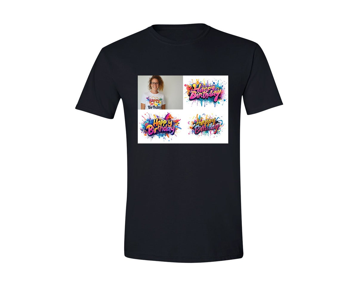 brand:Generic|color:Black|Happy Birthday T Shirt Design 69 Graphic T-Shirt