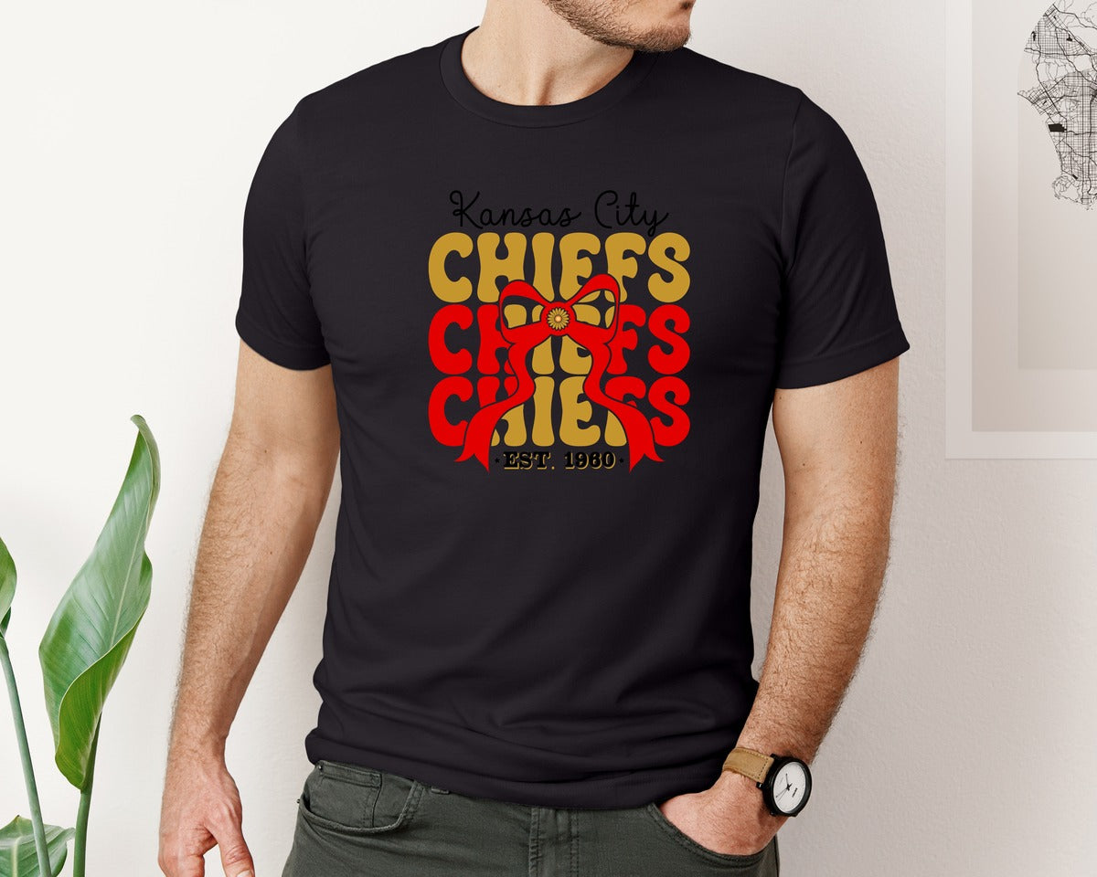 brand:Bella Canvas|color:Black|Kansas City Chiefs Graphic T-Shirt