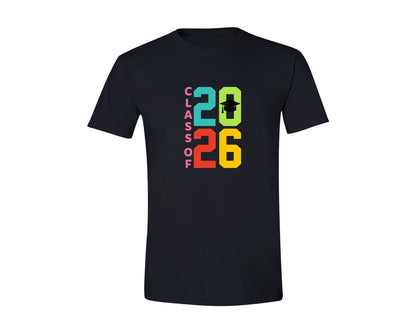 brand:Generic|color:Black|Class Of 2026 T Shirt Graphic T-Shirt