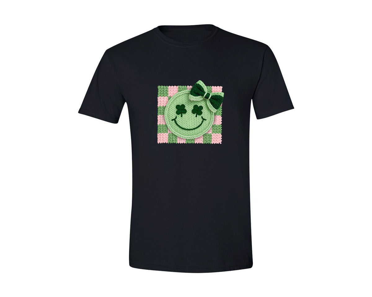 brand:Generic|color:Black|Retro Groovy St Patricks Day Graphic T-Shirt