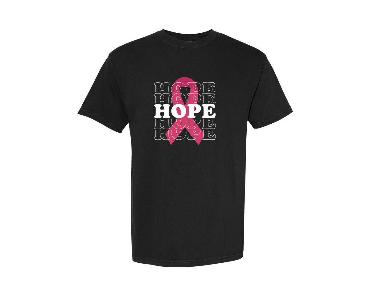 brand:Comfort Colors|color:Black|World Cancer Day Trendy Tee Shirt Graphic T-Shirt