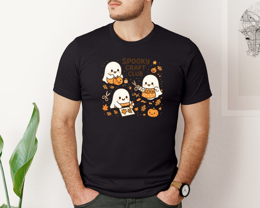 Spooky Craft Club Halloween Graphic T-Shirt