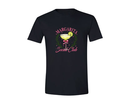 brand:Generic|color:Black|Margarita Social Club Design 2 Graphic T-Shirt