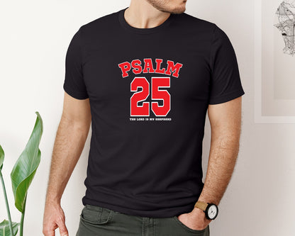 brand:Bella Canvas|color:Black|Psalm 23 Svgthe Lord Is My Shepherd Graphic T-Shirt