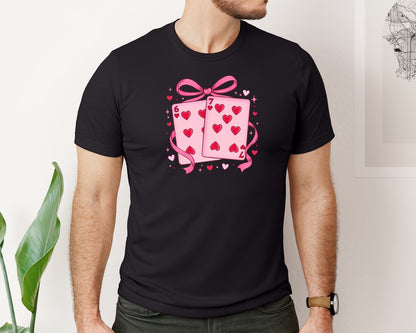 brand:Bella Canvas|color:Black|Valentine 6 7 Graphic T-Shirt