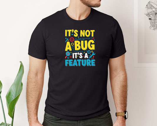 Bug Feature Programmer Tee Graphic T-Shirt