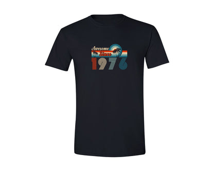 brand:Generic|color:Black|Awesome Since Vintage 1976 T Shirt 2 Graphic T-Shirt
