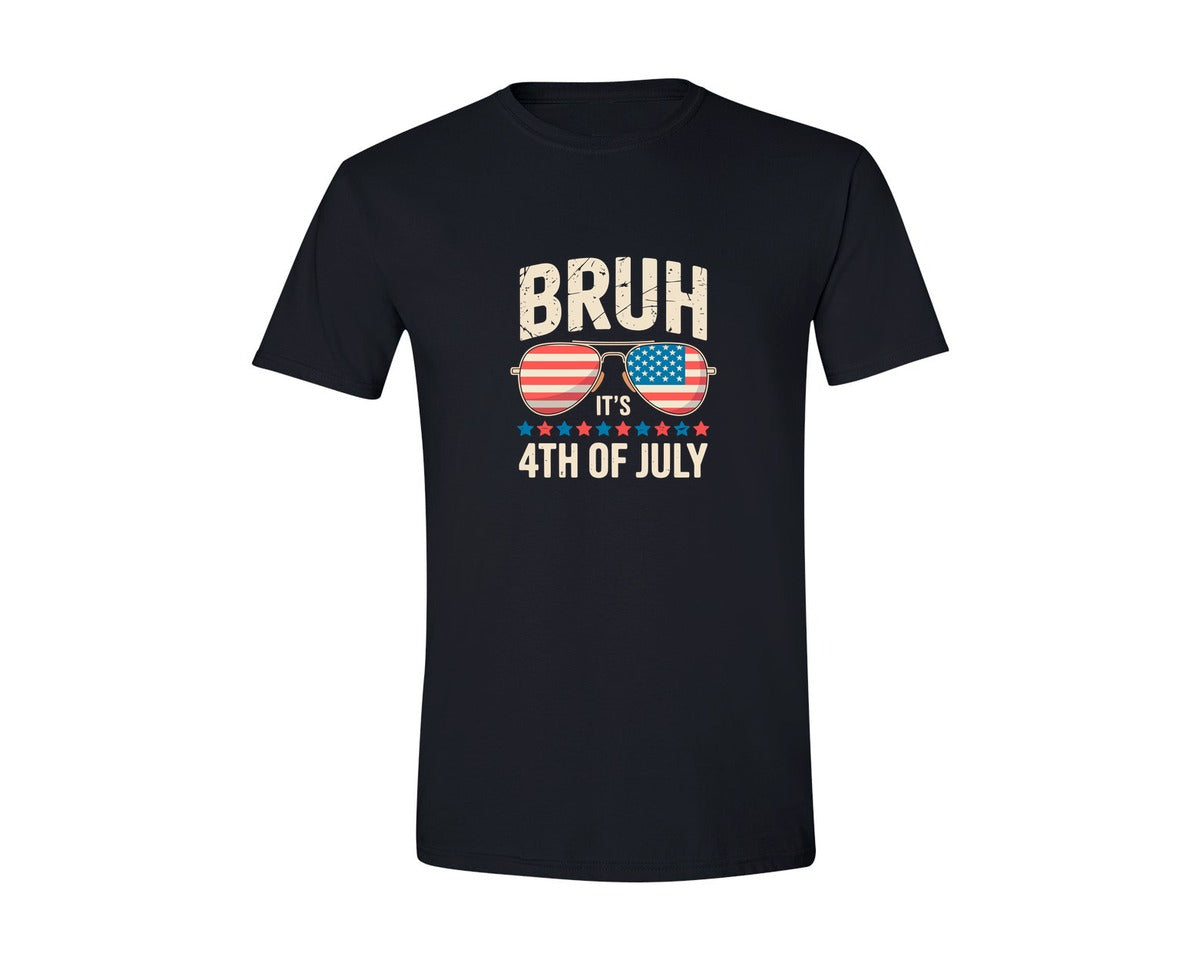 brand:Generic|color:Black|Bruh Its 4Th Of July 4Th Of July 2 Graphic T-Shirt