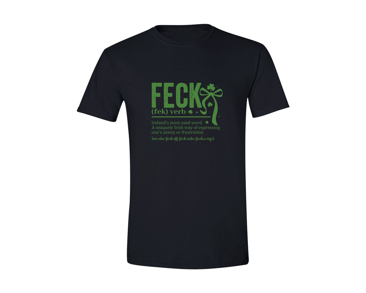 brand:Generic|color:Black|Feck Irish St Patricks 4 Graphic T-Shirt