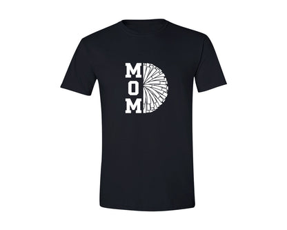 brand:Generic|color:Black|Mom Abstract Typography Design Graphic T-Shirt