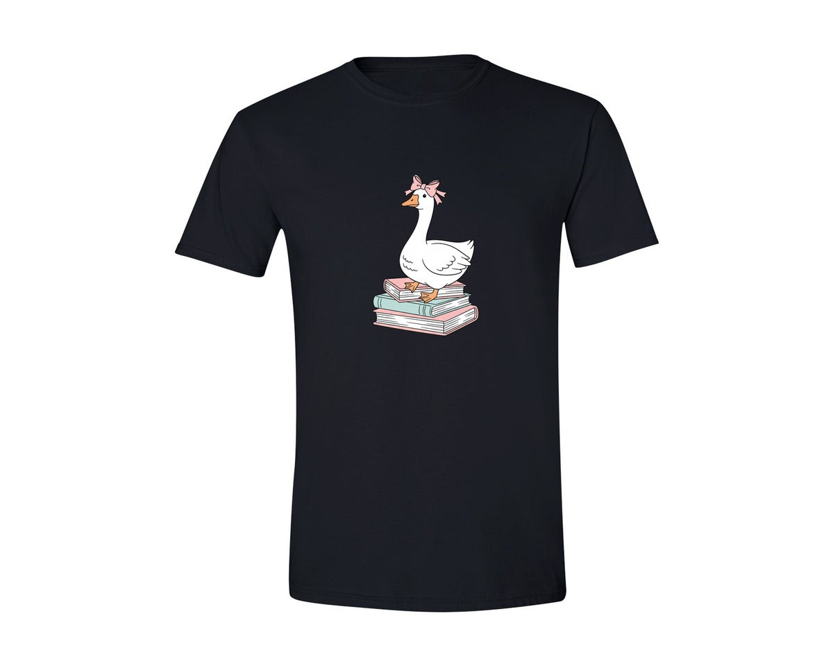 brand:Generic|color:Black|Silly Goose Book Club 2 Graphic T-Shirt