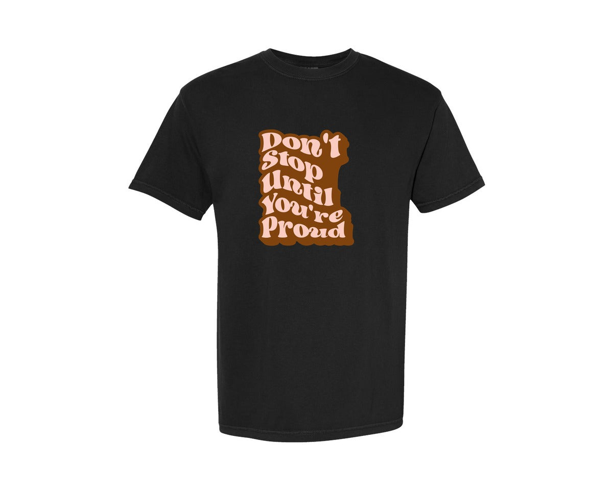 brand:Comfort Colors|color:Black|Affirmation Quotes Graphic T-Shirt