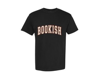 brand:Comfort Colors|color:Black|Floral Fall Bookish Boho Flower Book Graphic T-Shirt