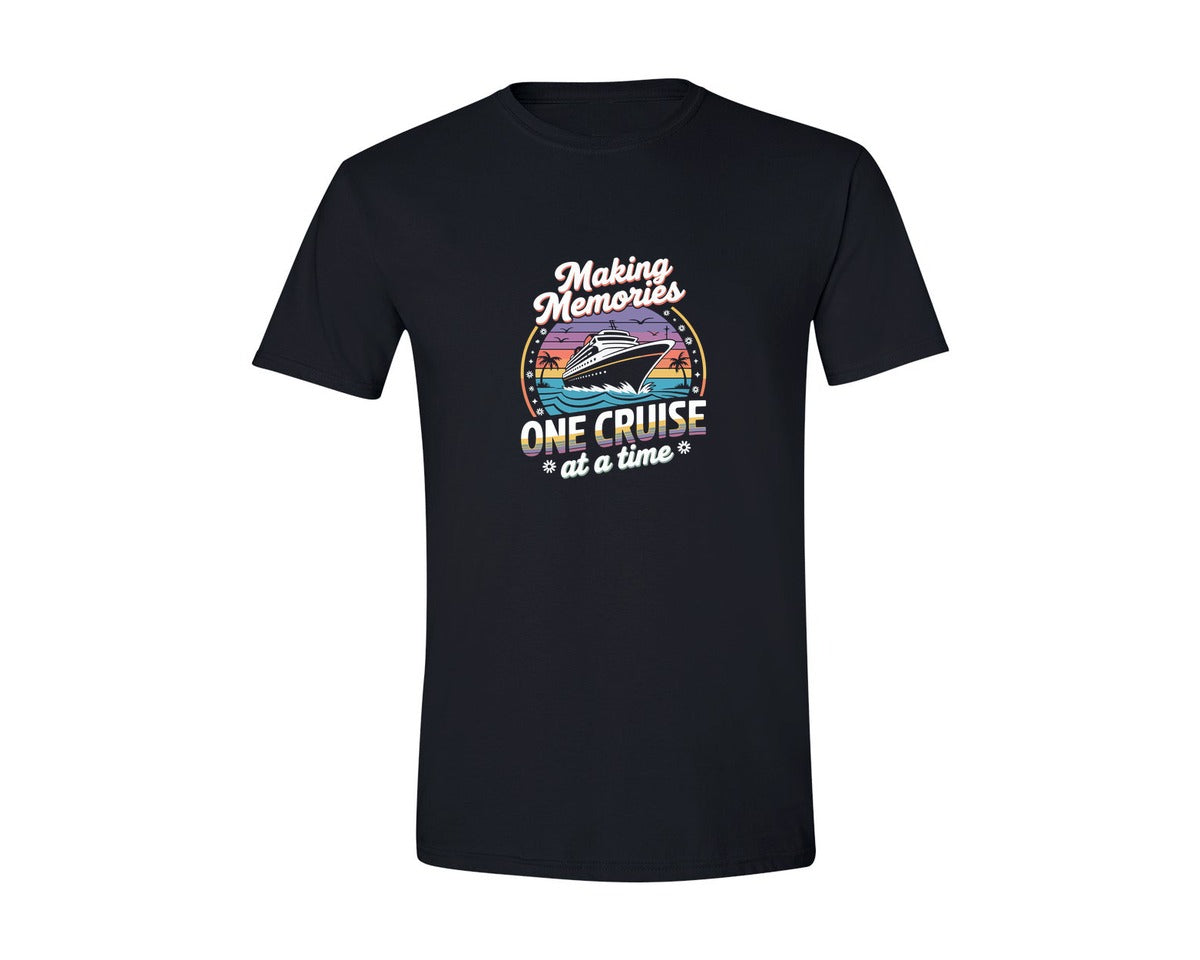 brand:Generic|color:Black|Making Memories One Cruise At A Time 30 Graphic T-Shirt