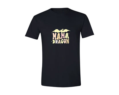brand:Generic|color:Black|Mama Dragons Mothers Day Design Graphic T-Shirt