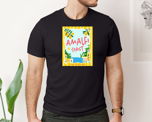 Summer Italy Amalfi Coast Trip Retro Graphic T-Shirt