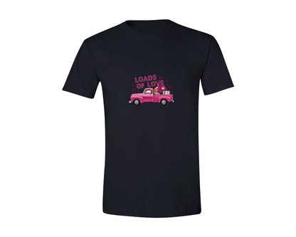 brand:Generic|color:Black|Loads Of Love Valentine Day Graphic T-Shirt