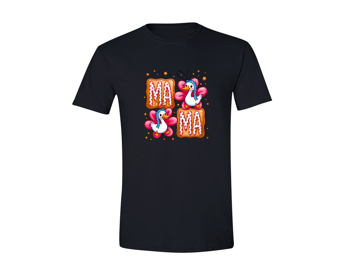 brand:Generic|color:Black|Floral Mama Goose Mama Goose 2 Graphic T-Shirt