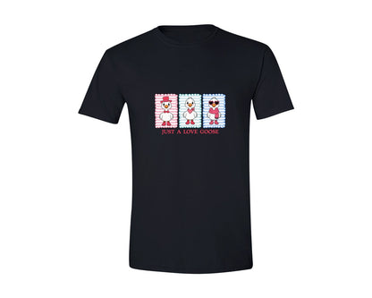 brand:Generic|color:Black|Valentine Goose Coquette 2 Graphic T-Shirt