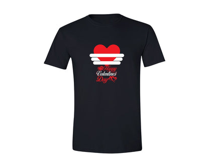 brand:Generic|color:Black|Happy Valentines Day T Shirt Design Graphic T-Shirt