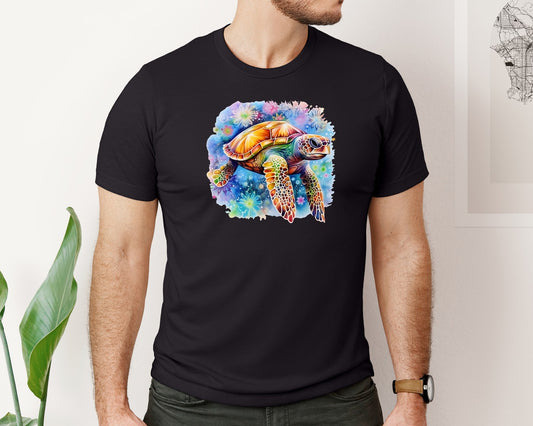 Hippie Tie Dye Watercolor Graphic T-Shirt