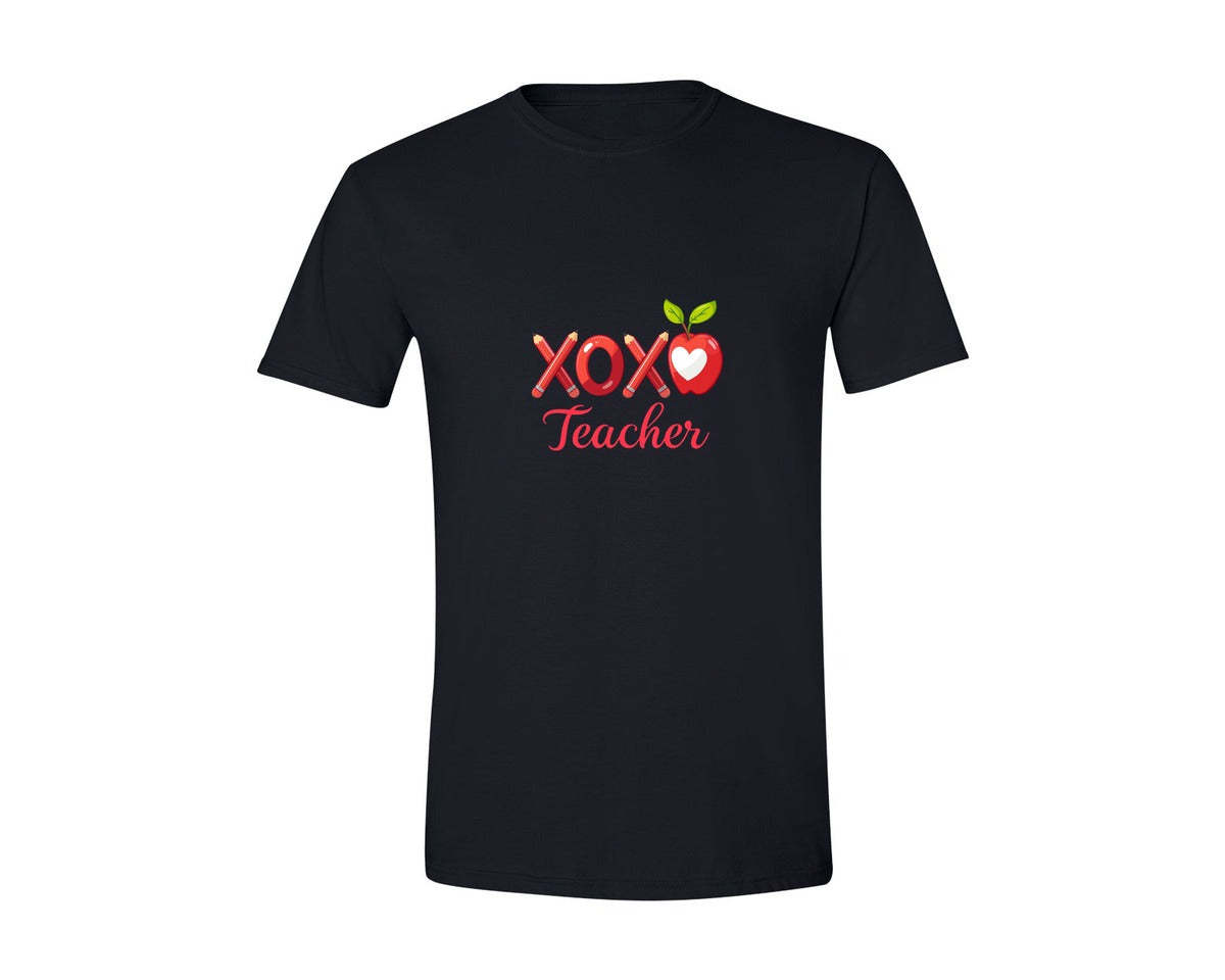 brand:Generic|color:Black|Xoxo Teacher Valentines Day 2 Graphic T-Shirt