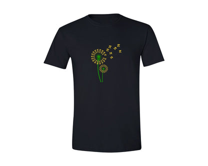 brand:Generic|color:Black|Pi Dandelion Flower Math Pi Day Graphic T-Shirt
