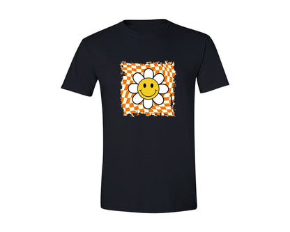brand:Generic|color:Black|Retro Smile Face Graphic T-Shirt