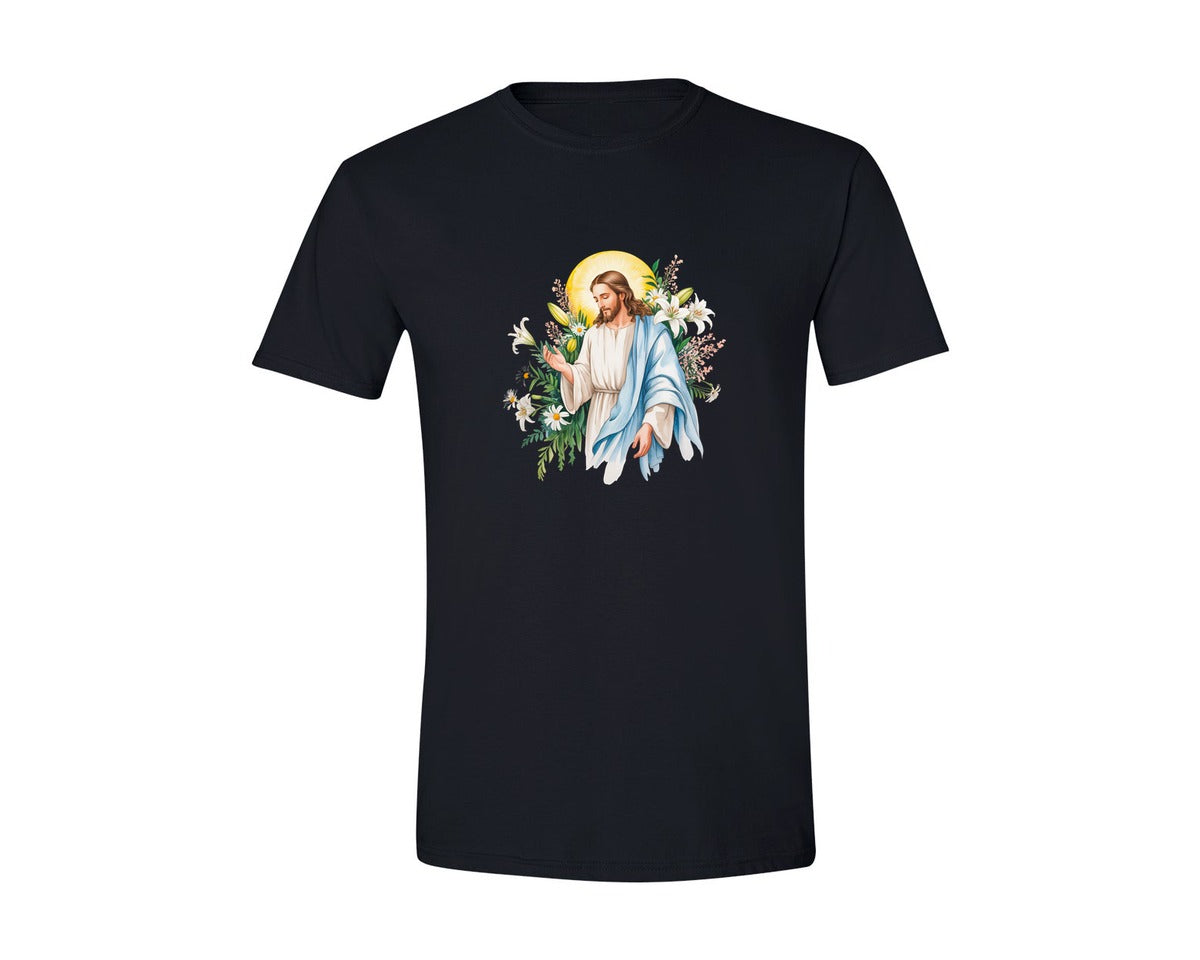 brand:Generic|color:Black|Jesus Christ 10 Graphic T-Shirt