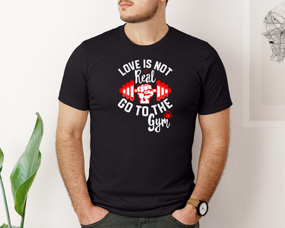 brand:Bella Canvas|color:Black|Funny Fitness Gym Motivation Graphic T-Shirt