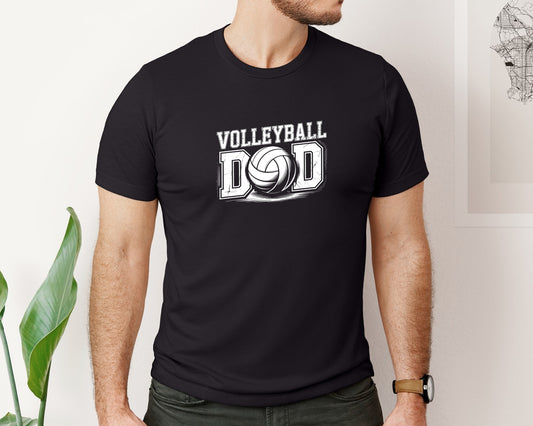 Bold Volleyball Dad Graphic Design Graphic T-Shirt