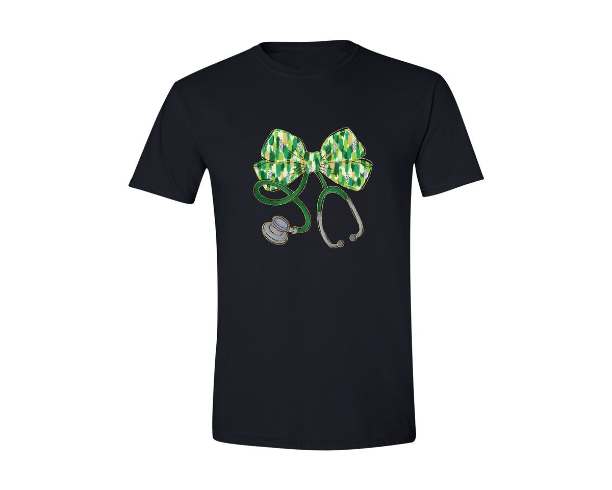 brand:Generic|color:Black|St Patricks Day Nurse Coquette Bow 4