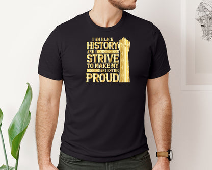 brand:Bella Canvas|color:Black|Black History T Shirt Design 33 Graphic T-Shirt