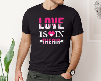 brand:Bella Canvas|color:Black|Love Is In The Air Cut File T Shirt 9 Graphic T-Shirt