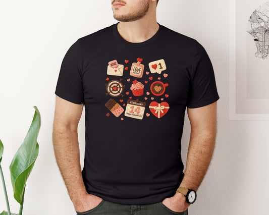 Crochet Valentines Day 67 Graphic T-Shirt