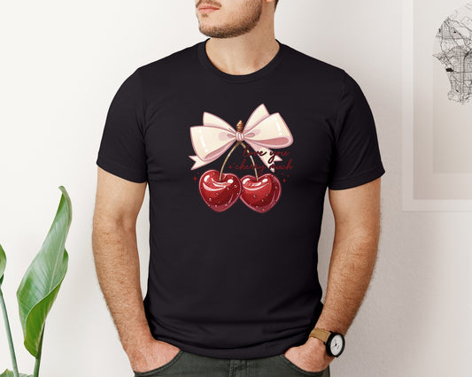 Love You Cherry Much Pngvalentine Graphic T-Shirt