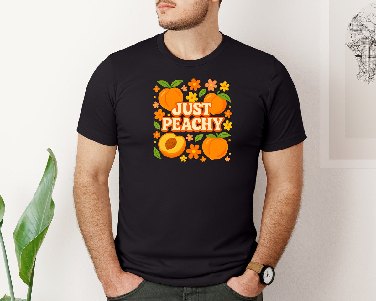 brand:Bella Canvas|color:Black|Cute Summer Fruit T Shirt Design Graphic T-Shirt