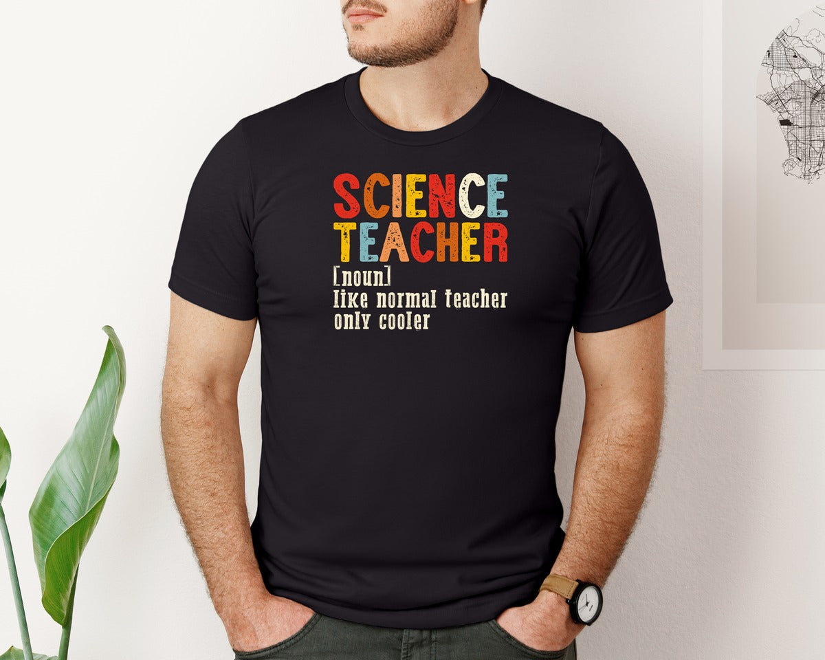brand:Bella Canvas|color:Black|Funny Science Teacher T Shirt 2 Graphic T-Shirt