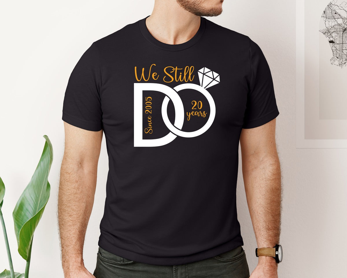 brand:Bella Canvas|color:Black|We Still Do Anniversary Svgmarriage Graphic T-Shirt